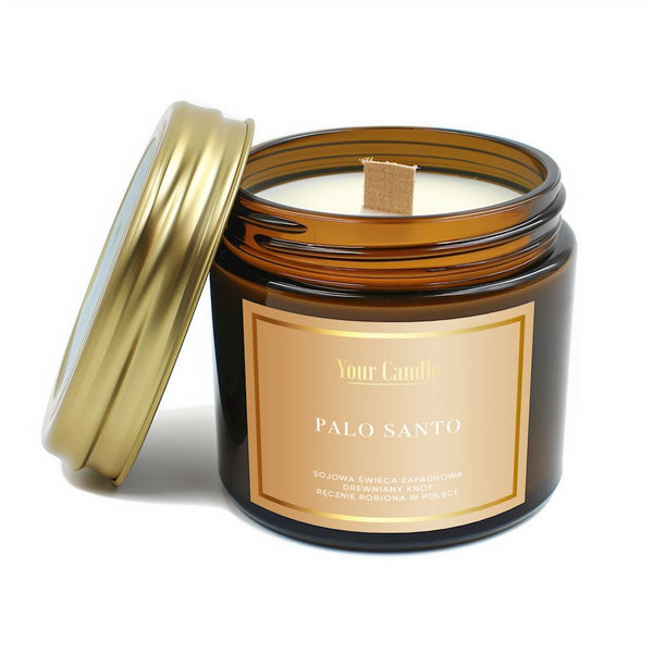 YOUR SOY CANDLE SCENTED WITH WOODEN WOOD PALO SANTO 120 ml