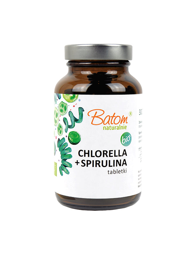 CHLORELLA LIPSTICK + SPIRULINA BIO 240 TABLETS