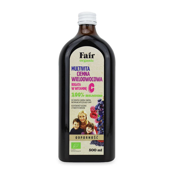 FAIR ORGANIC MULTIVITA MULTI FRUIT WITHOUT ADDED SUGAR ORGANIC 500 ml