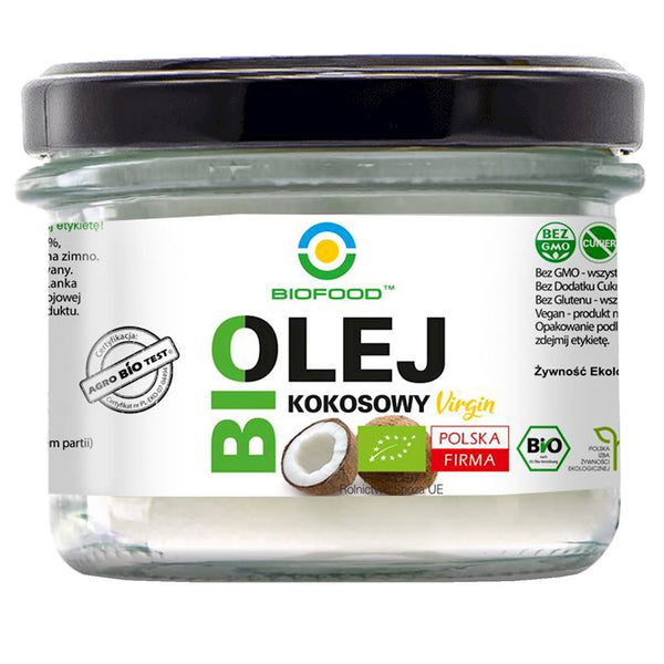 BIO FOOD VIRGIN COCONUT OIL ORGANIC 180 ml