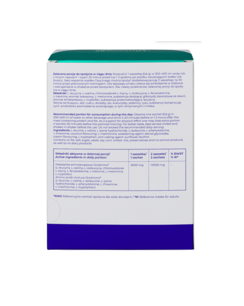 VISANTO New OctAmino XP® cream-coconut flavor in sachets 30 sachets x 6.6 g  - J. ZIEBA