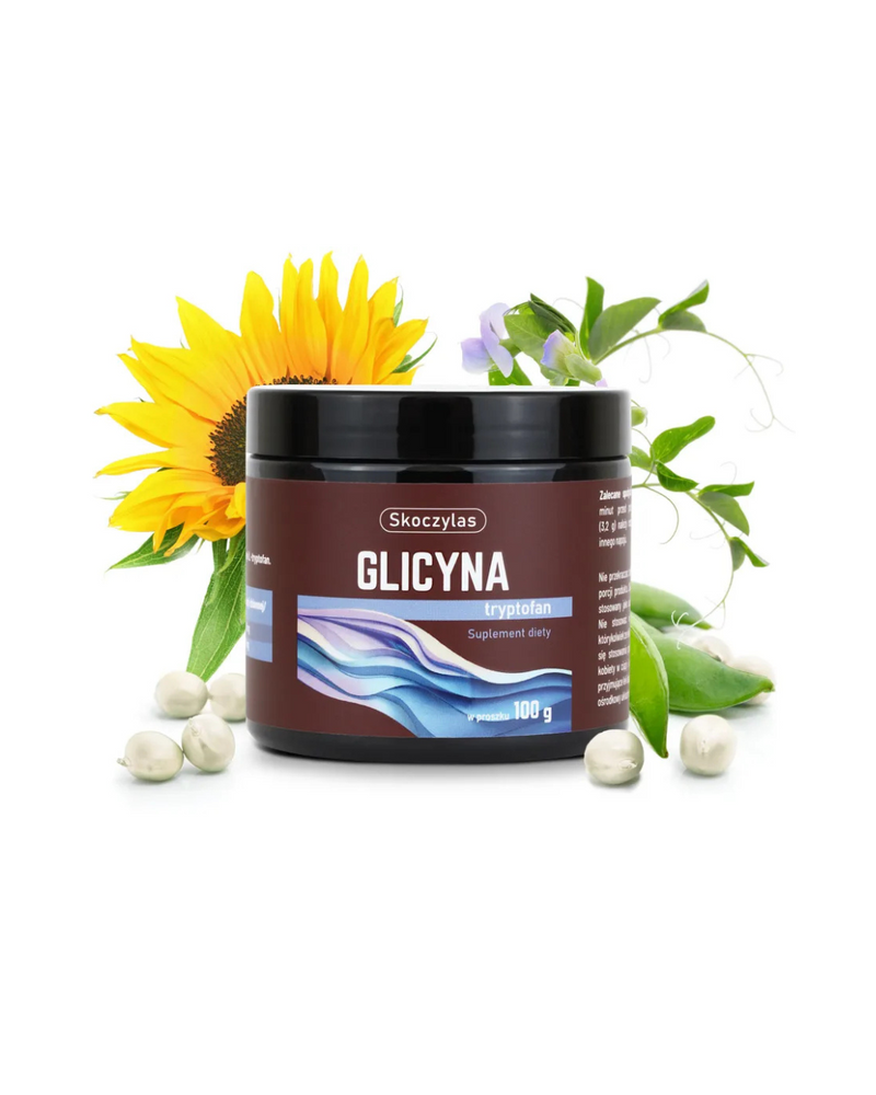 Skoczylas New GLYCINE tryptophan, MEMORY MOOD FOCUS, 100g