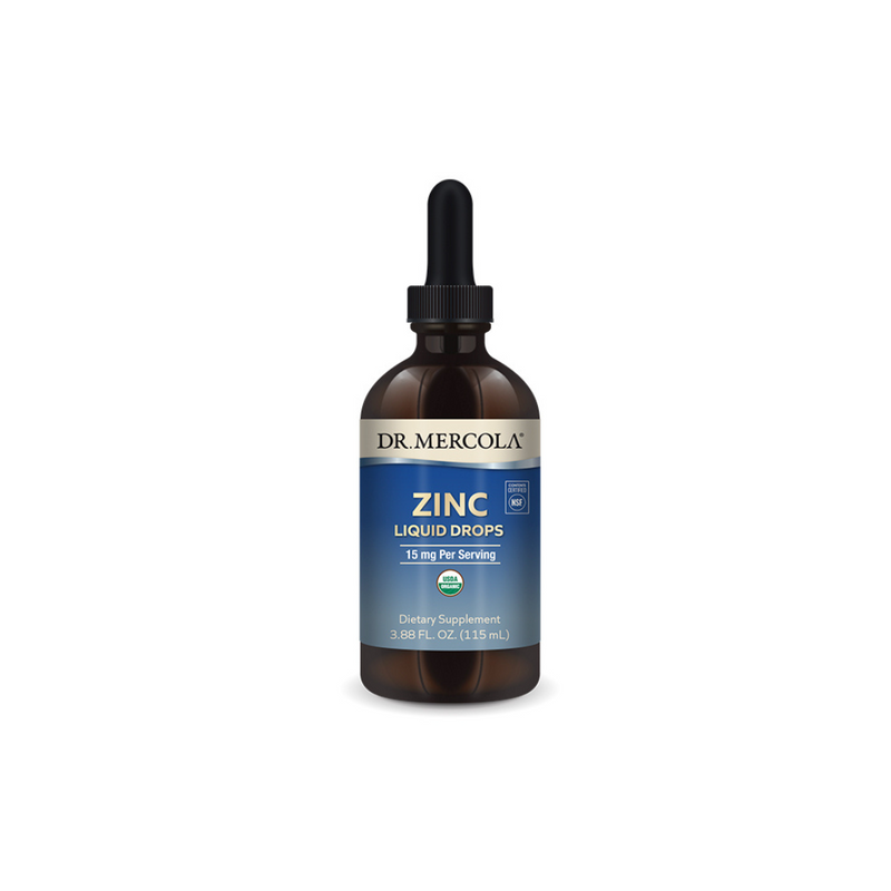 Dr. Mercola Zinc Liquid Drops, 115 ml