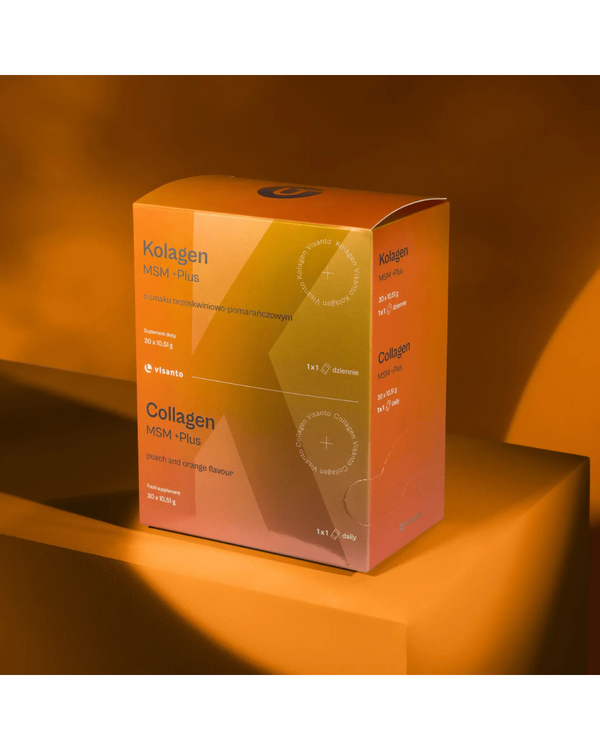 VISANTO New COLLAGEN MSM +PLUS peach and orange flavour - J. ZIEBA