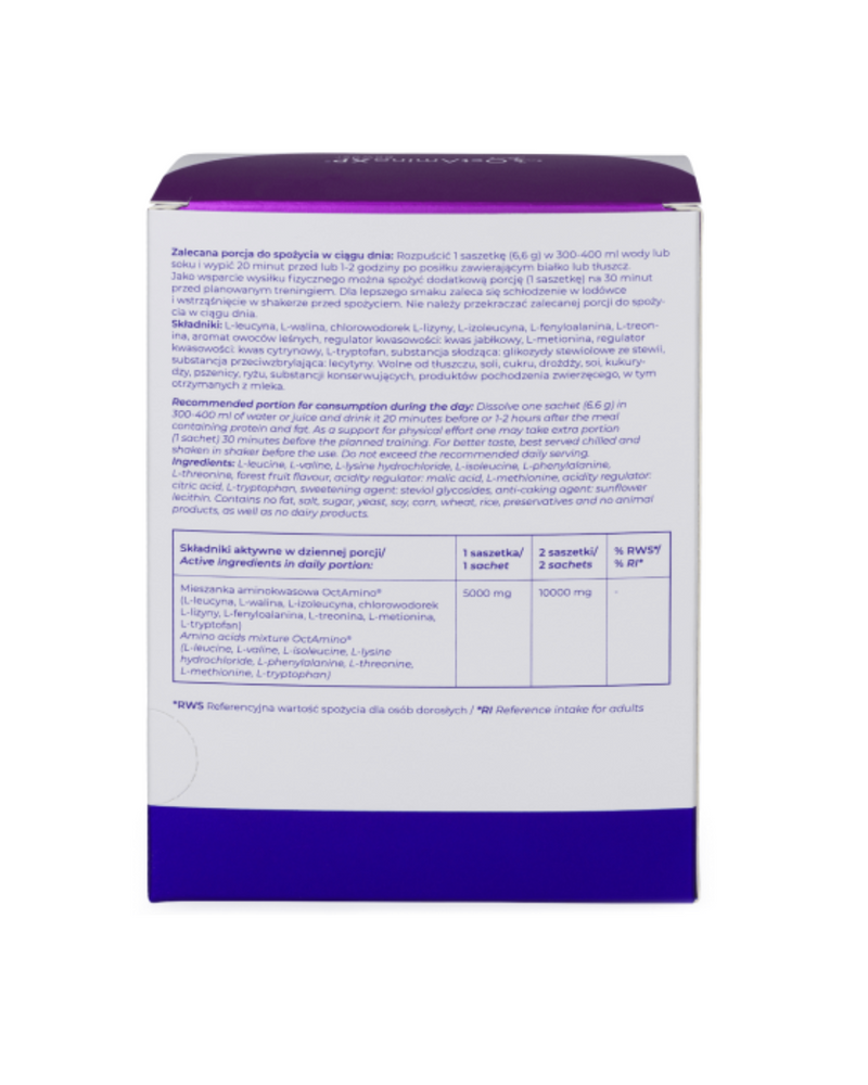 VISANTO New OctAmino XP® forest fruit flavor in sachets 30 sachets x 6.6 g - J. ZIEBA