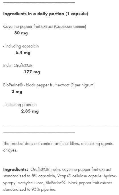 PharmoVit Kapsaicyna 8%, 60 capsules