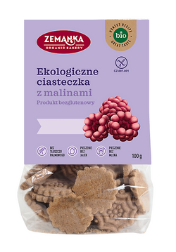 ZEMANKA GLUTEN-FREE RASPBERRY COOKIES ORGANIC 100 g