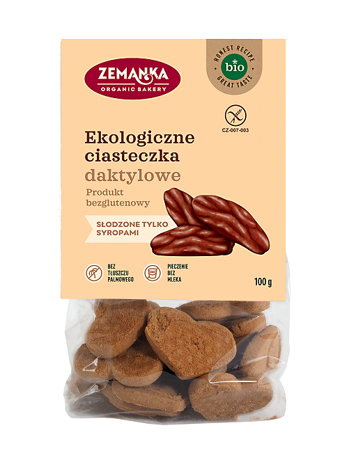 ZEMANKA GLUTEN-FREE ORGANIC DATE COOKIES 100 g