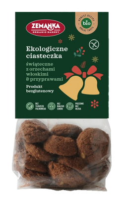 ZEMANKA CHRISTMAS COOKIES WITH WALNUTS AND SPICES, GLUTEN-FREE ORGANIC 100 g