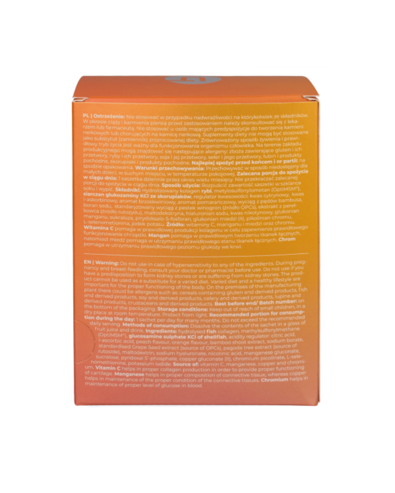 VISANTO New COLLAGEN MSM +PLUS peach and orange flavour - J. ZIEBA