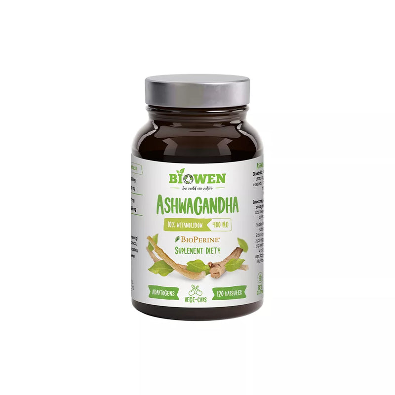 Biowen Ashwagandha (Indian ginseng) 400 mg – 10% withanolides - capsules