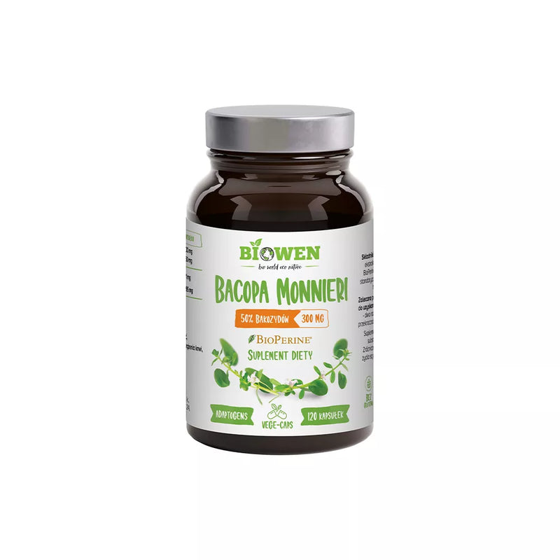 Biowen Bacopa Monnieri (Brahmi) 300 mg – 50% bakozydów - kapsułki