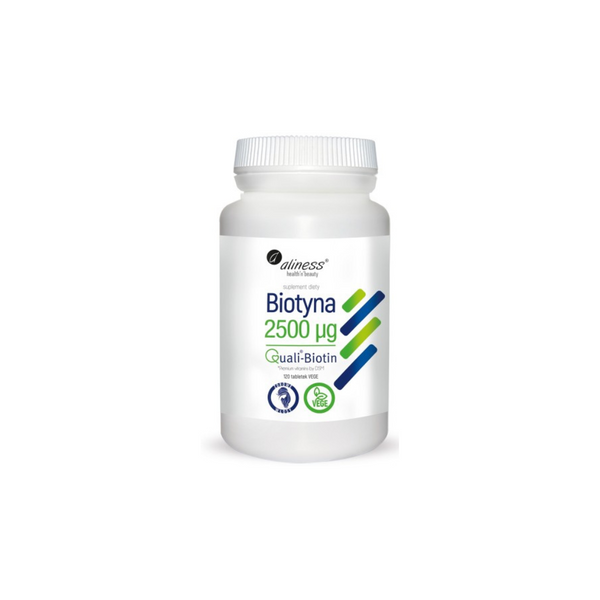 Aliness Biotin 2500 mcg QualiBiotin® x 120 VEGE capsules