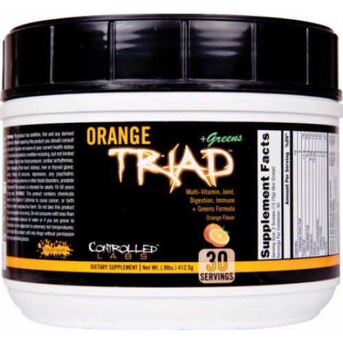 Controlled Labs Orange Triad + Greens - 408  - 418 grams