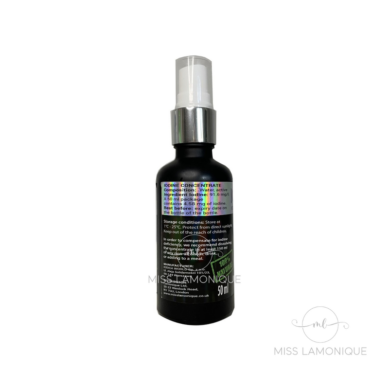 Iodica Natural Iodine Concentrate Spray - 50 ml glass