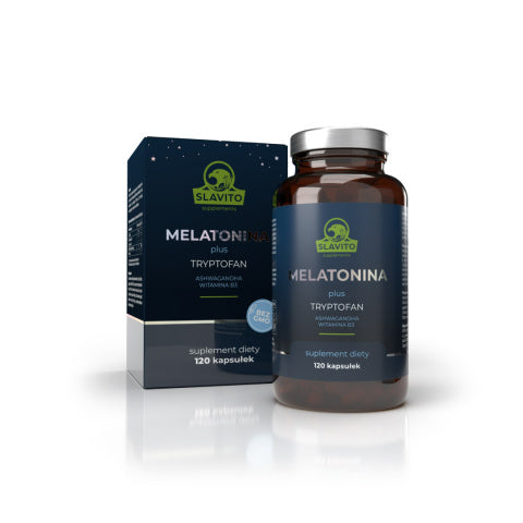 Slavito Melatonin plus Tryptophan, 120 capsules - recommended by Dr H. Czerniak