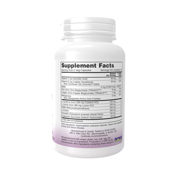 NOW Foods Vegan Hair, Skin & Nails  - 90 vcaps