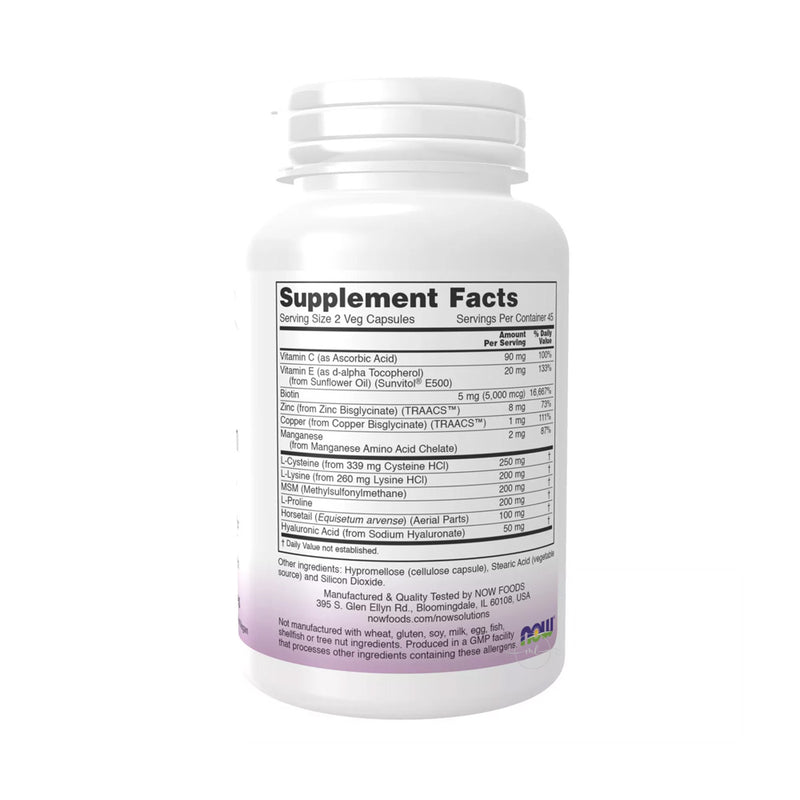 NOW Foods Vegan Hair, Skin & Nails  - 90 vcaps