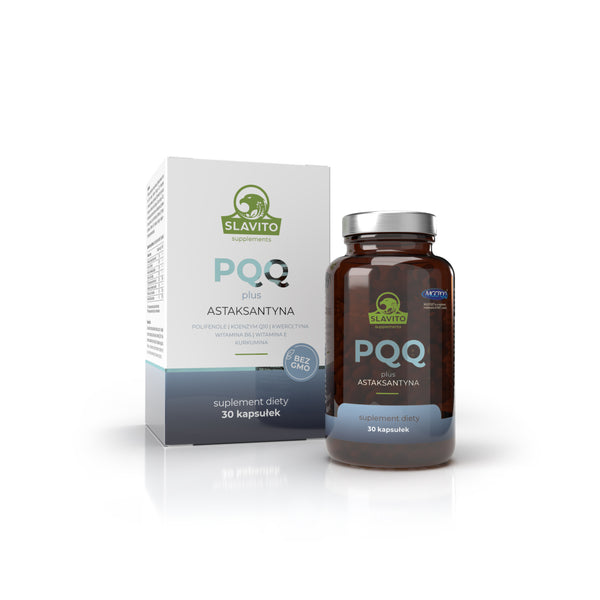 Slavito PQQ plus Astaxanthin, 30 capsules - recommended by Dr H. Czerniak