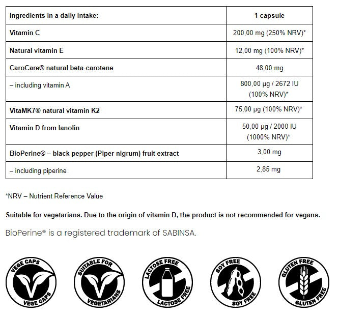 PharmoVit ADEK+C Max Complex Active 60 Vcaps®