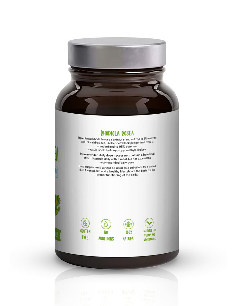 Biowen Rhodiola Rosea 420 mg – 1% rosavins and 3% salidrosides – capsules