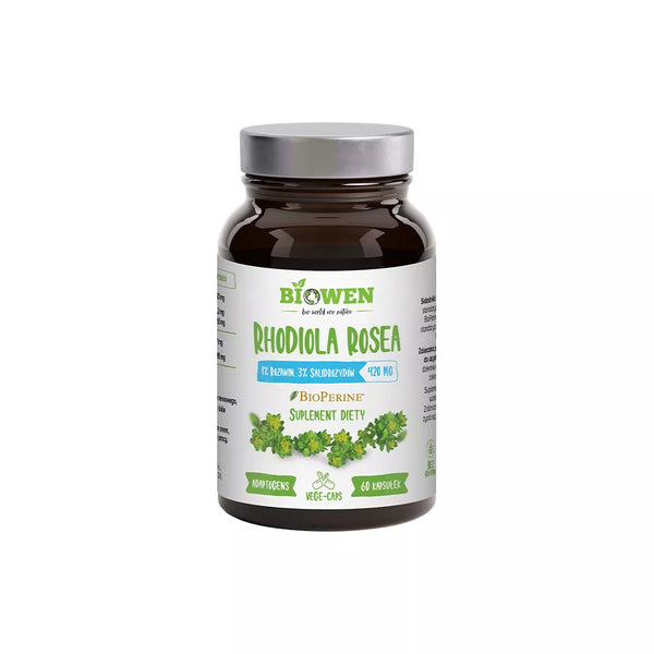 Biowen Rhodiola Rosea 420 mg – 1% rosavins and 3% salidrosides – capsules