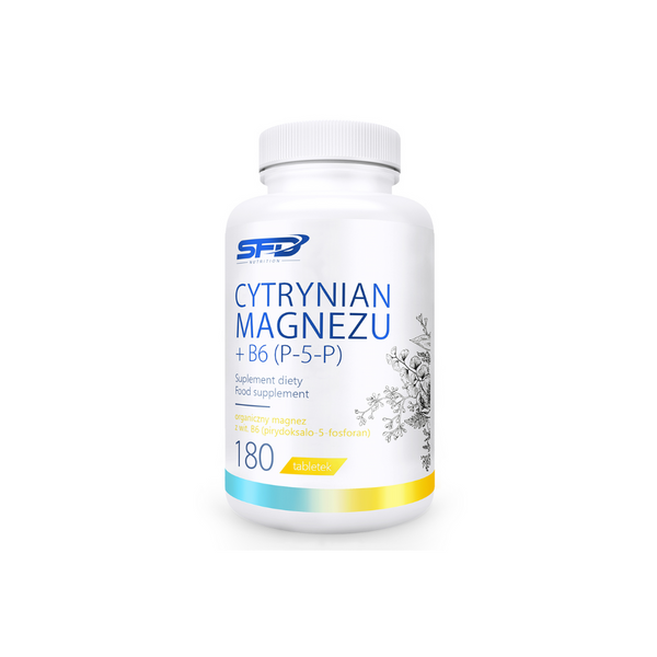 Allnutrition Cytrynian Magnezu z Witaminą B6 (P-5-P) 180 kapsułek