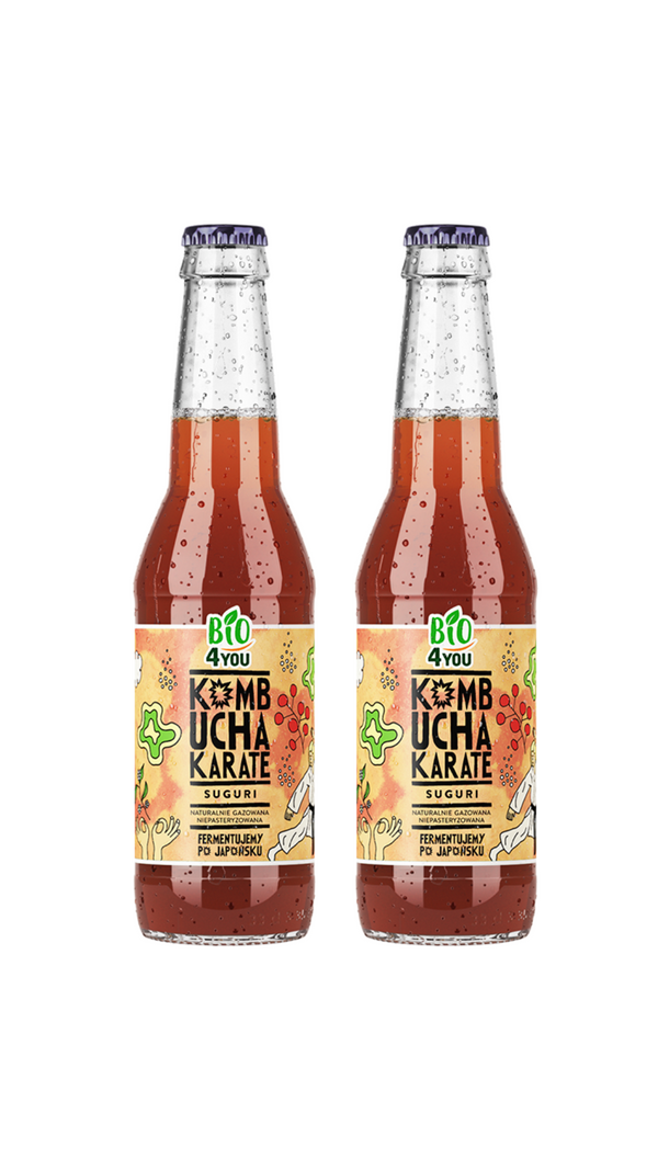 Bio Kombucha Karate SUGURI 330 ml, 2 bottles - 5% OFF