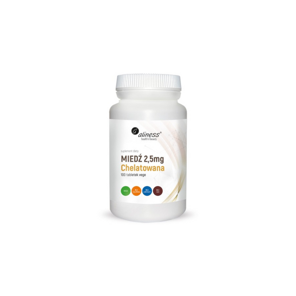 Aliness Chelated copper 2.5 mg 100 capsules