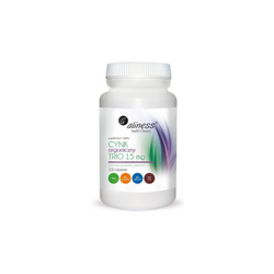 Aliness Organic Zinc Trio 15 mg, 100 capsules