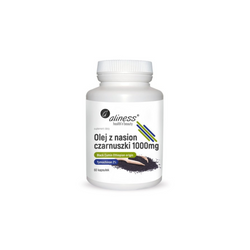 Aliness Black cumin seed oil 2% 1000 mg, 60 capsules