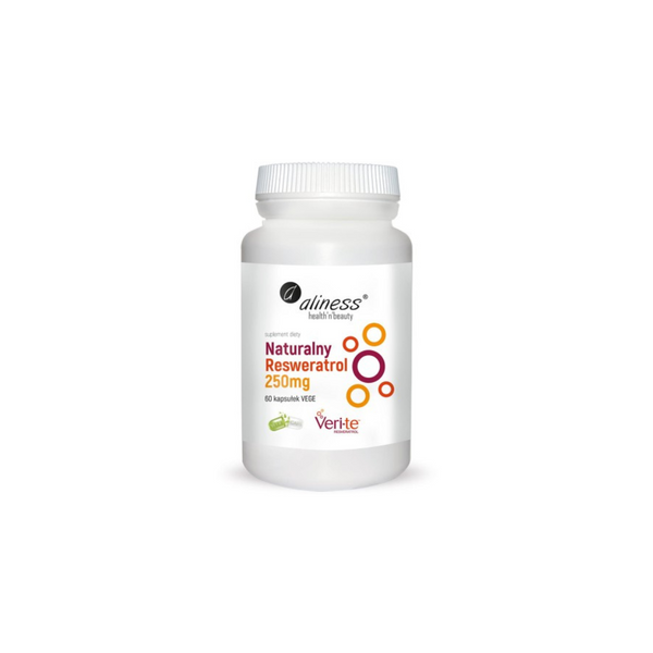Aliness Natural Resveratrol Veri-Te 250mg, 60 capsules