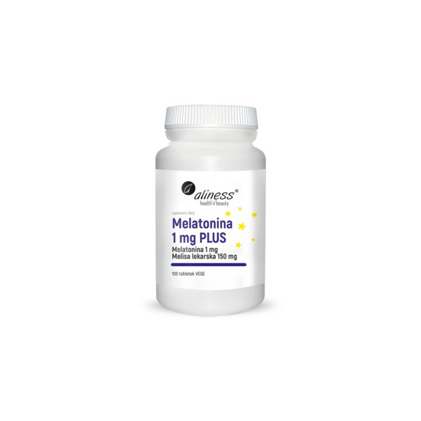 Aliness Melatonin 1 mg PLUS, 100 capsules
