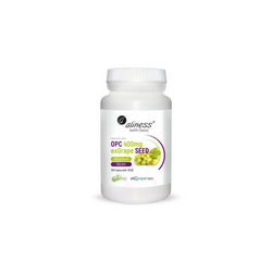 Aliness OPC exGrapeSeeds 400 mg, 100 capsules