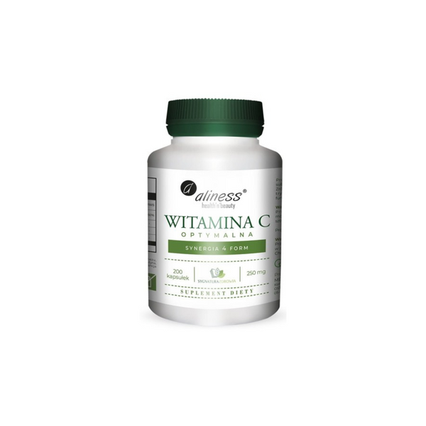 Aliness Vitamin C optimal 250 mg, 200 capsules