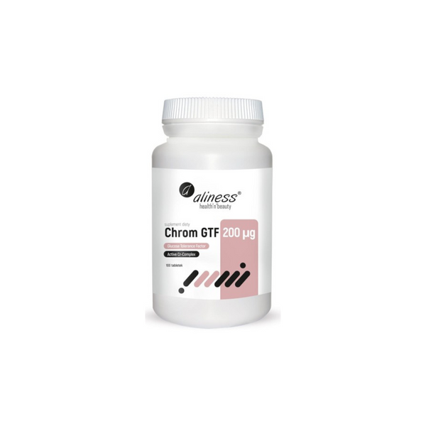 Aliness Chromium GTF Active Cr-Complex 200 µg 100 capsules