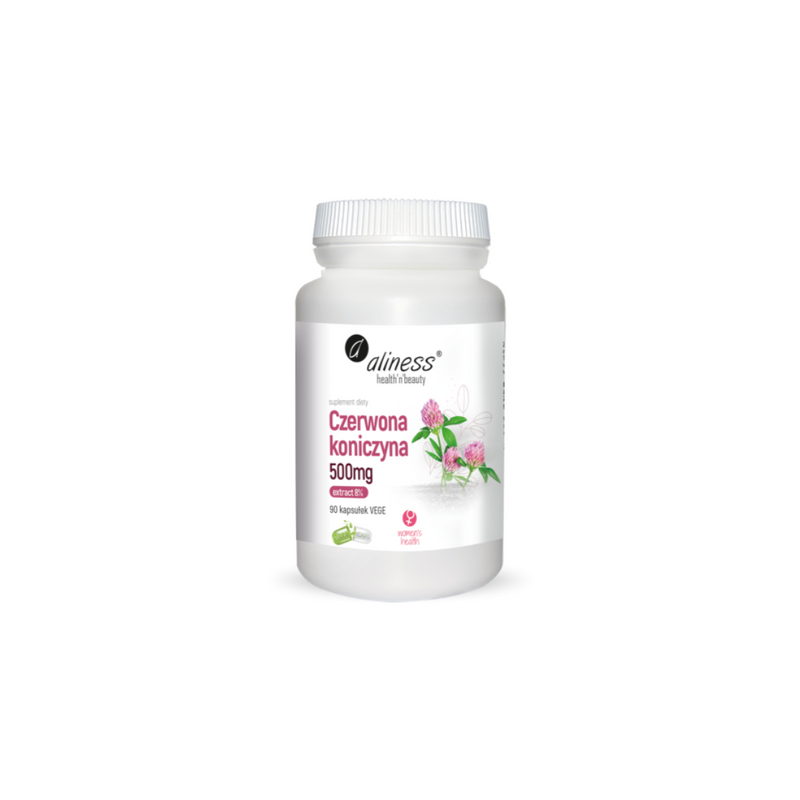 Aliness Red clover extract 8% 500 mg, 90 capsules
