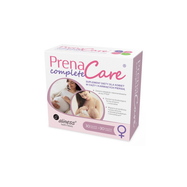 Aliness PrenaCare® Complete for pregnant and breastfeeding women, 30 caps + 30 softgels