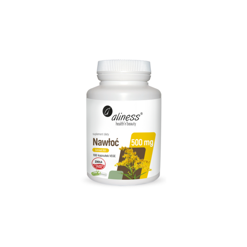 Aliness Goldenrod (Solidago virgaurea L) extract 10:1 500mg, 100 capsules