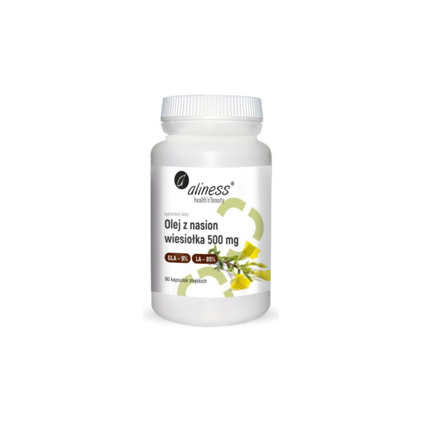 Aliness Evening primrose oil 9%/85% 500 mg, 90 capsules
