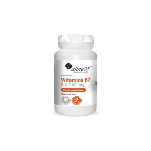 Aliness Vitamin B2 R-5-P (riboflavin) 40 mg x 100 capsules