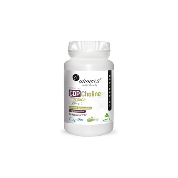 Aliness CDP Choline (Citicoline) 250 mg 60 capsules