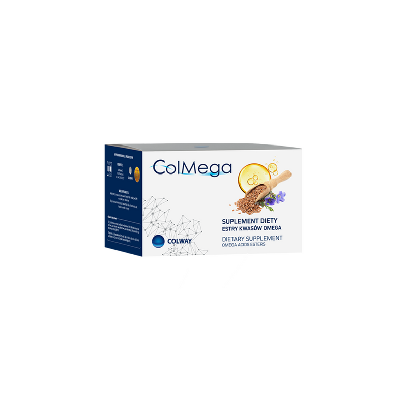 Colway COLMEGA Omega 3 6 9 linseed oil, 60 capsules