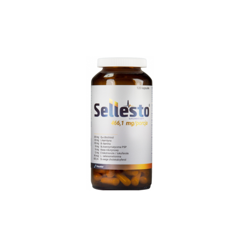 Hauster Sellesto UBICHINOL 200mg D3 B1 B6 B3 selenium, 120 capsules