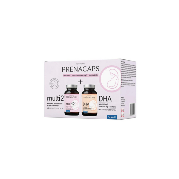 ForMeds PRENACAPS MULTI 2 +DHA, Support from the 2nd trimester