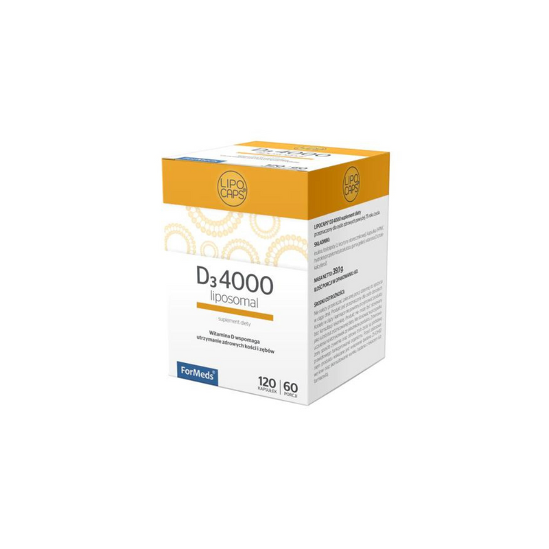 ForMeds LIPOCAPS D3 4000, 120 capsules