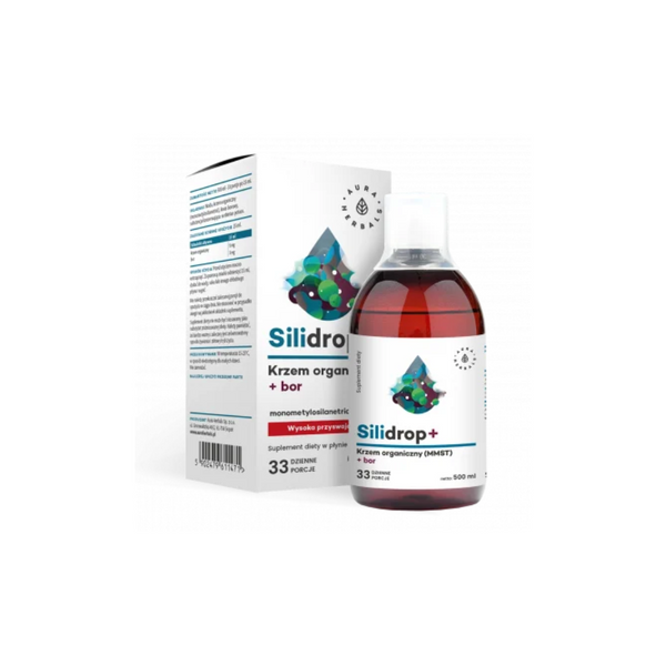 Aura Herbals Silidrop - Organic Silicon MMST + Boron Liquid (500 ml)