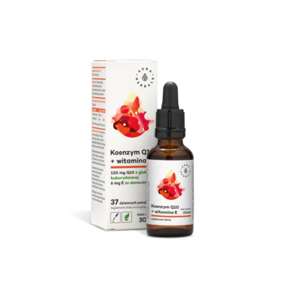 Aura Herbals Coenzyme Q10 with Vitamin E, (30 ml)