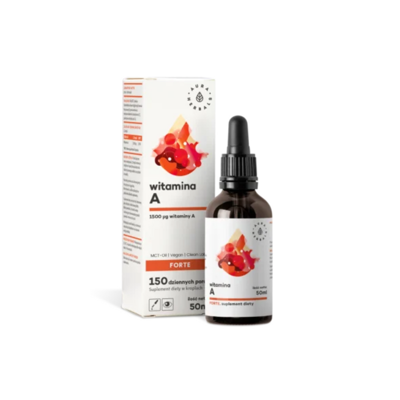 Aura Herbals Vitamin A FORTE MCT-Oil drops, (50ml)
