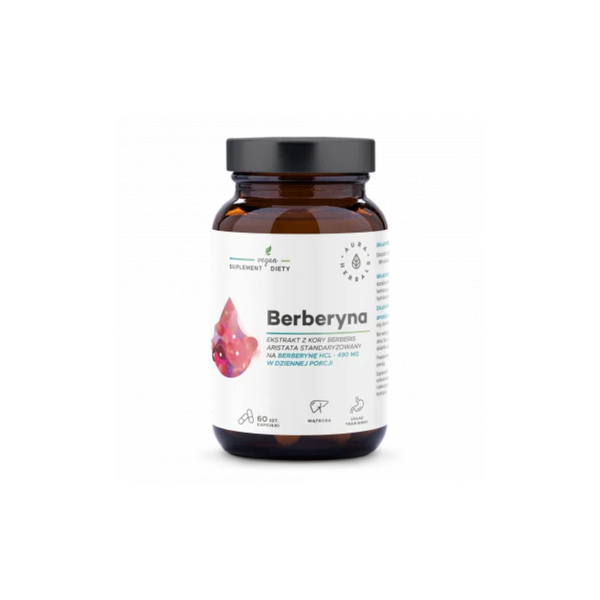 Aura Herbals Berberine  Diabetes Metabolism, 500mg